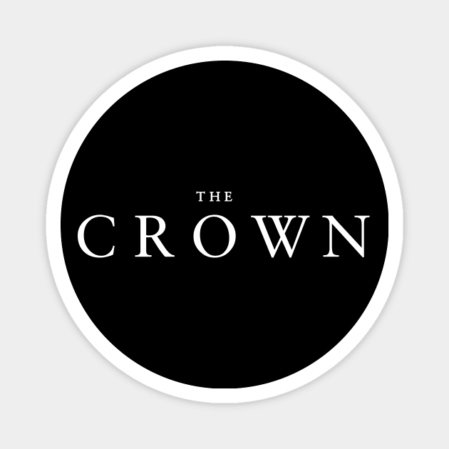 The Crown (White) Magnet by TMW Design